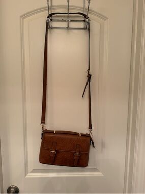 Brown Leather Crossbody Bag